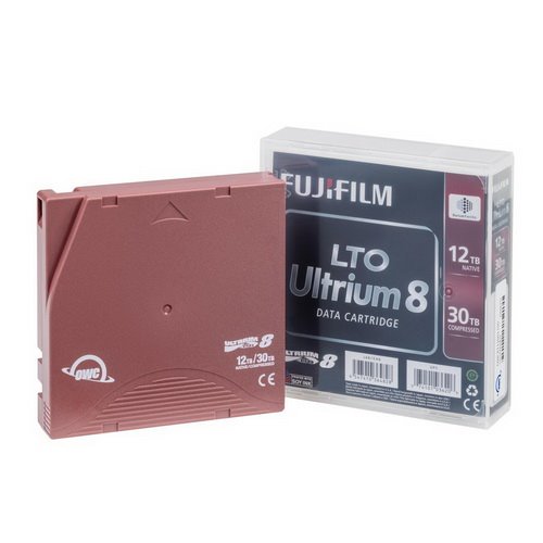 OWC Ultrium 8 LTO-8 Data Cartridge (LTO8 백업 테이프,12TB/30TB,후지필름)